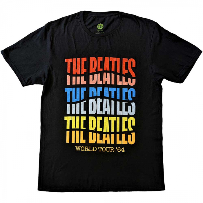 The Beatles Unisex T-Shirt: Colour Wave [1]