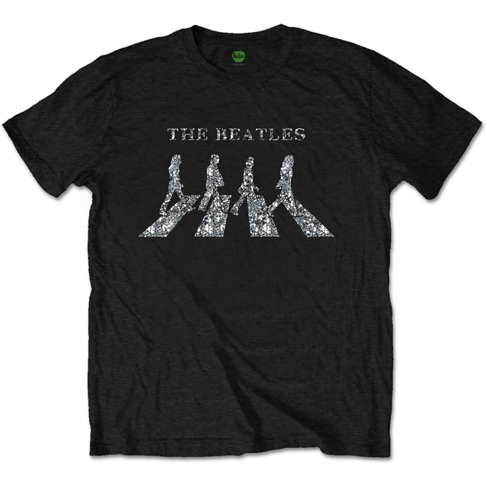 The Beatles Unisex T-Shirt: Crossing Crystals (Embellished) [1]