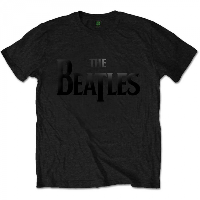 The Beatles Unisex T-Shirt: Drop T Logo Gloss Print [1]