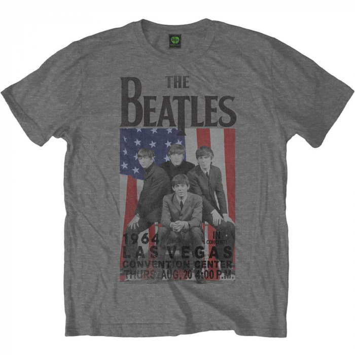 The Beatles Unisex T-Shirt: Flag/Vegas [1]