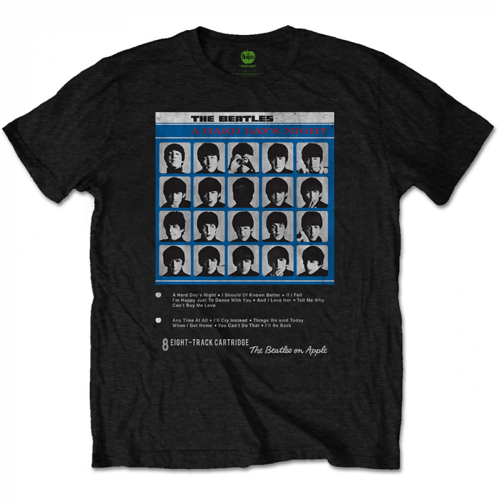 The Beatles Unisex T-Shirt: Hard Days Night 8 Track [1]