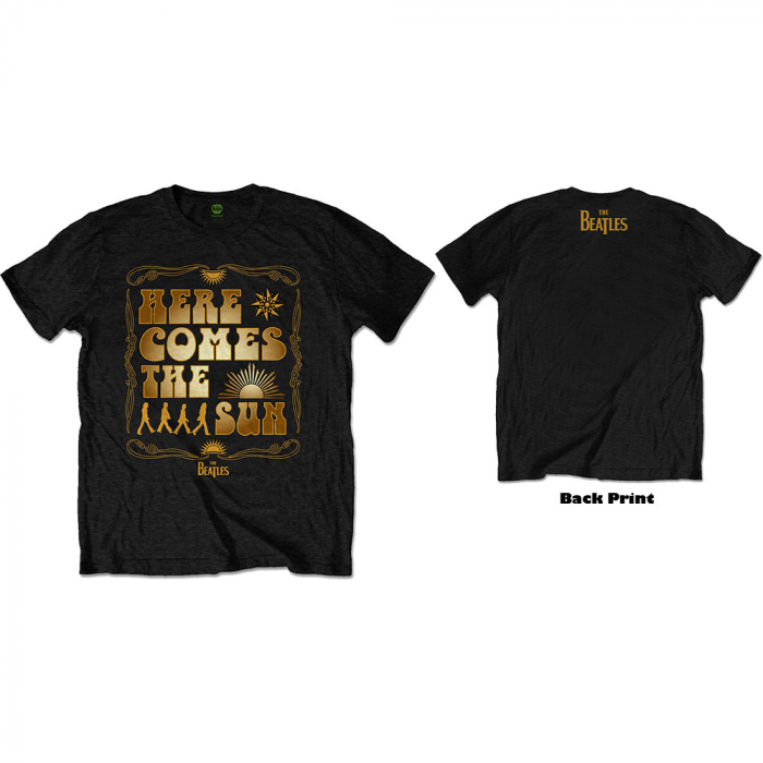 The Beatles Unisex T-Shirt: Here Comes The Sun (Back Print) [1]