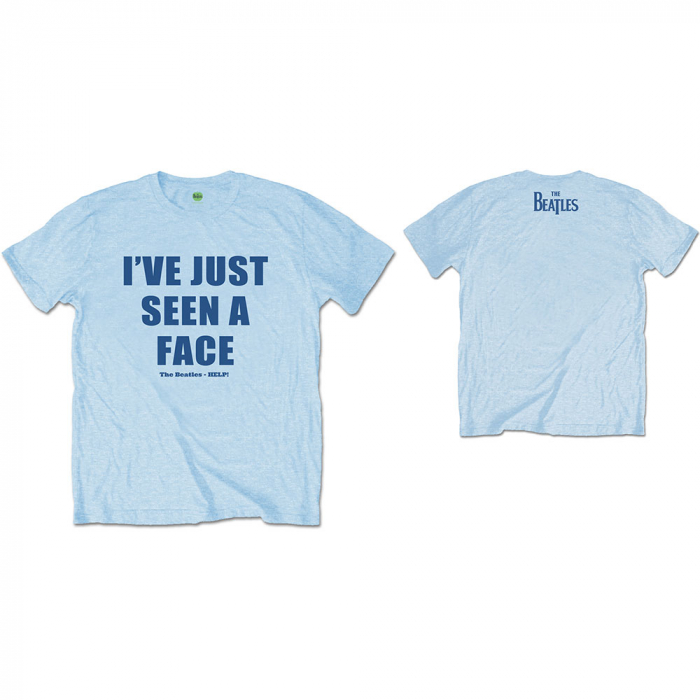 The Beatles Unisex T-Shirt: I've Just Seen A Face (Back Print) [1]