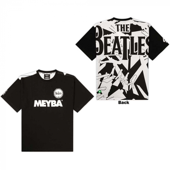 The Beatles Unisex T-Shirt: Meyba Drum & Crossing All-Over-Print [1]