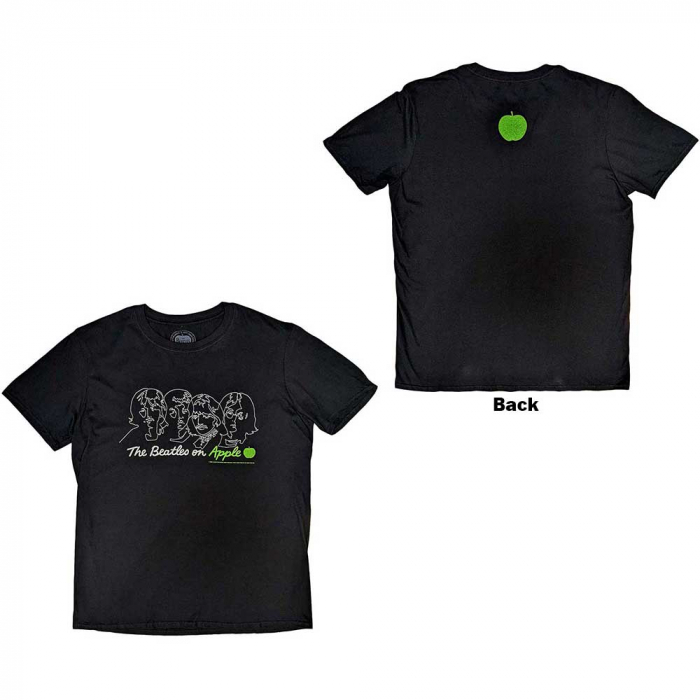 The Beatles Unisex T-Shirt: On Apple (Back Print) [1]