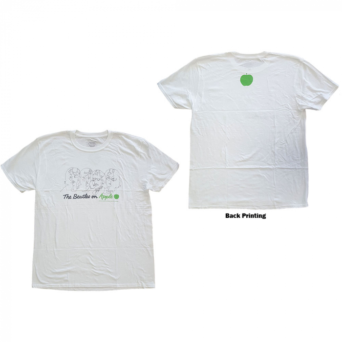 The Beatles Unisex T-Shirt: On Apple (Back Print) [1]