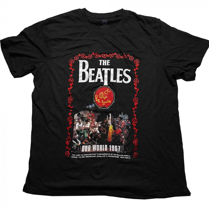 The Beatles Unisex T-Shirt: Our World 1967 [1]
