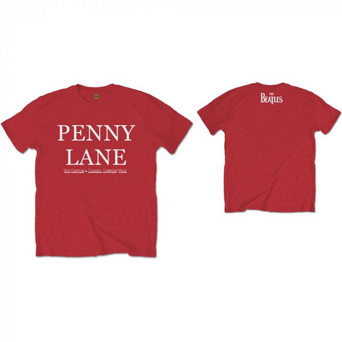 The Beatles Unisex T-Shirt: Penny Lane (Back Print) [1]