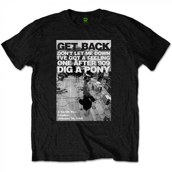 The Beatles Unisex T-Shirt: Rooftop Shot [1]