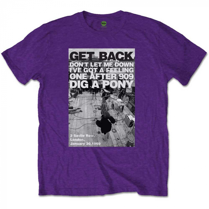 The Beatles Unisex T-Shirt: Rooftop Shot [1]