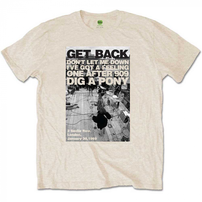 The Beatles Unisex T-Shirt: Rooftop Shot [1]