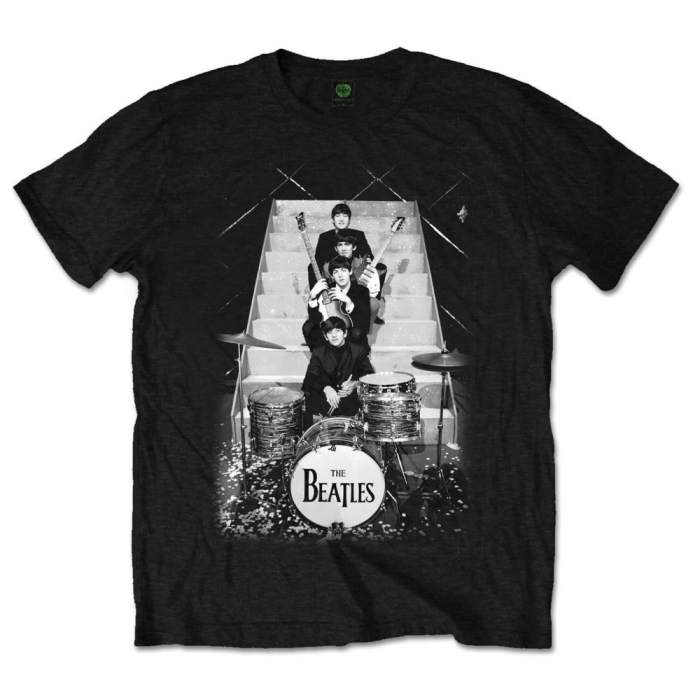 The Beatles Unisex T-Shirt: Stage Stairs [1]