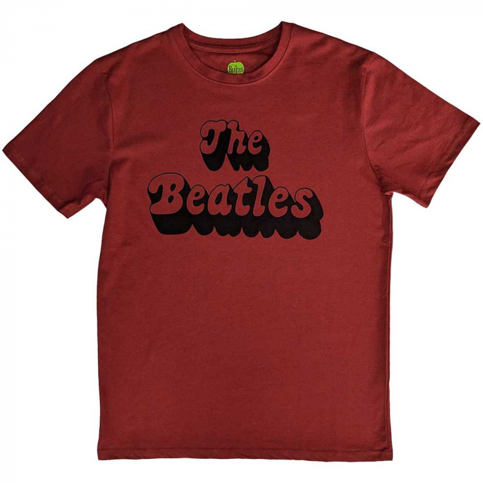 The Beatles Unisex T-Shirt: Text Logo Shadow [1]