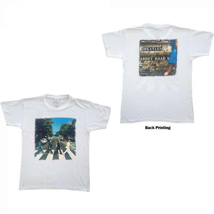 The Beatles Unisex T-Shirt: Vintage Abbey Road (Back Print) [1]