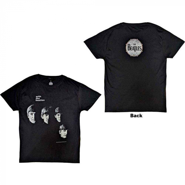 The Beatles Unisex T-Shirt: Vintage With The Beatles (Back Print) [1]