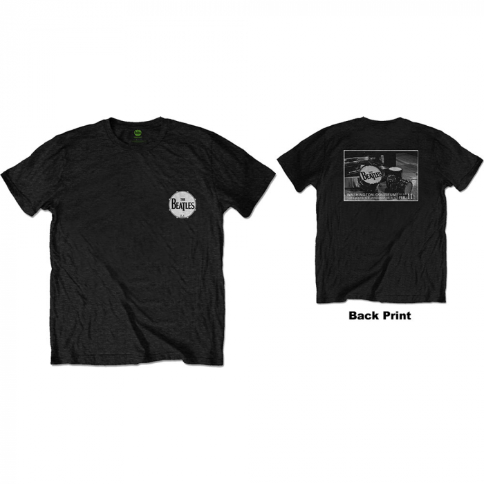 The Beatles Unisex T-Shirt: Washington Coliseum (Back Print) [1]