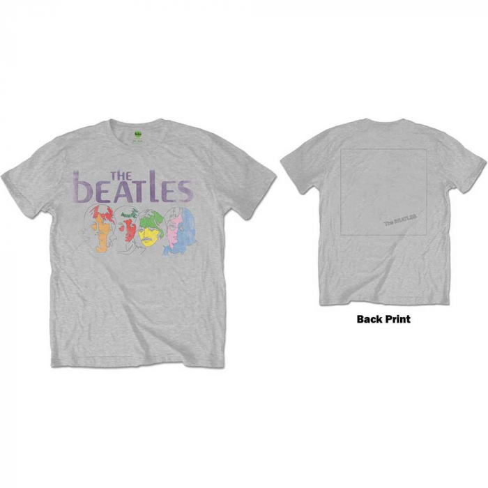 The Beatles Unisex T-Shirt: White Album Back (Back Print) [1]