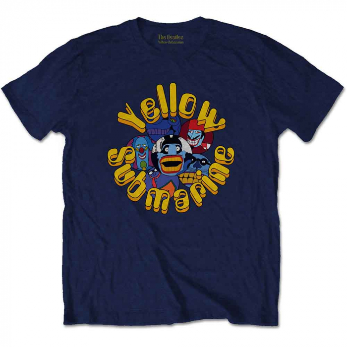 The Beatles Unisex T-Shirt: Yellow Submarine Baddies [1]