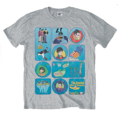 The Beatles Unisex T-Shirt: Yellow Submarine Montage [1]