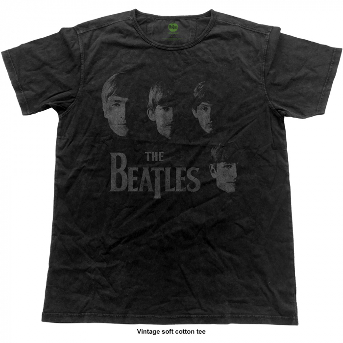 The Beatles Unisex Vintage T-Shirt: Vintage Faces [1]