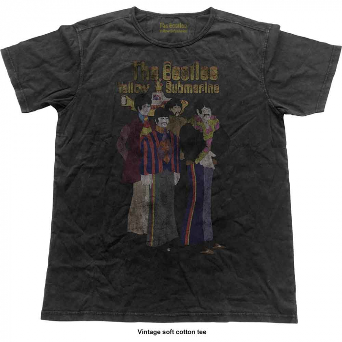 The Beatles Unisex Vintage T-Shirt: Yellow Submarine Vintage Sub Band [1]