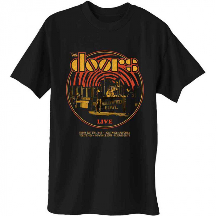 The Doors Unisex T-Shirt: 68 Retro Circle [1]