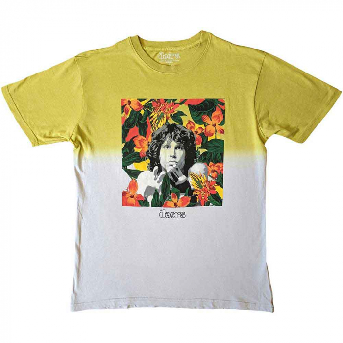 The Doors Unisex T-Shirt: Floral Square (Wash Collection) [1]