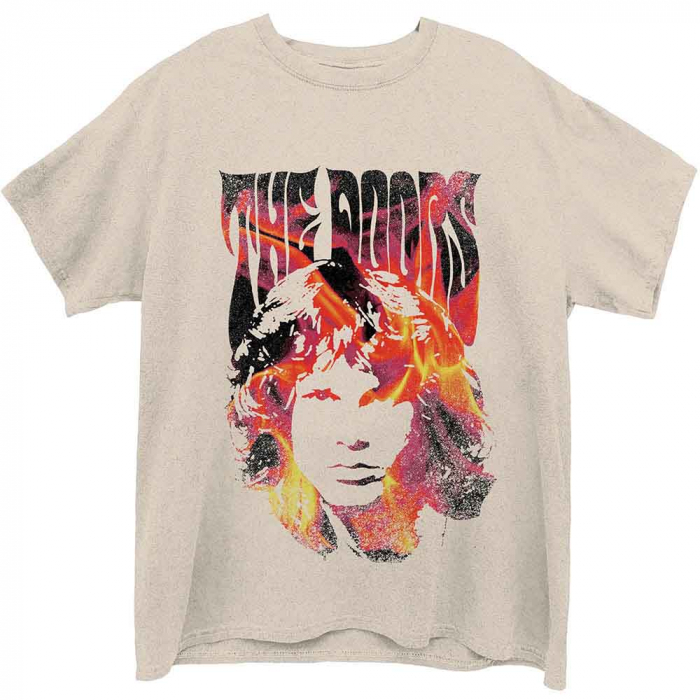The Doors Unisex T-Shirt: Jim Face Fire [1]