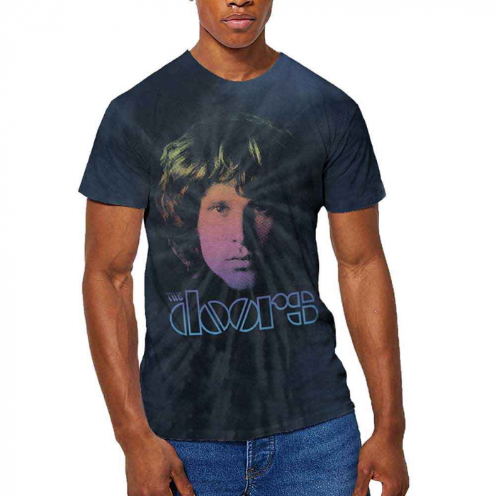 The Doors Unisex T-Shirt: Jim Halftone Gradient (Wash Collection) [1]