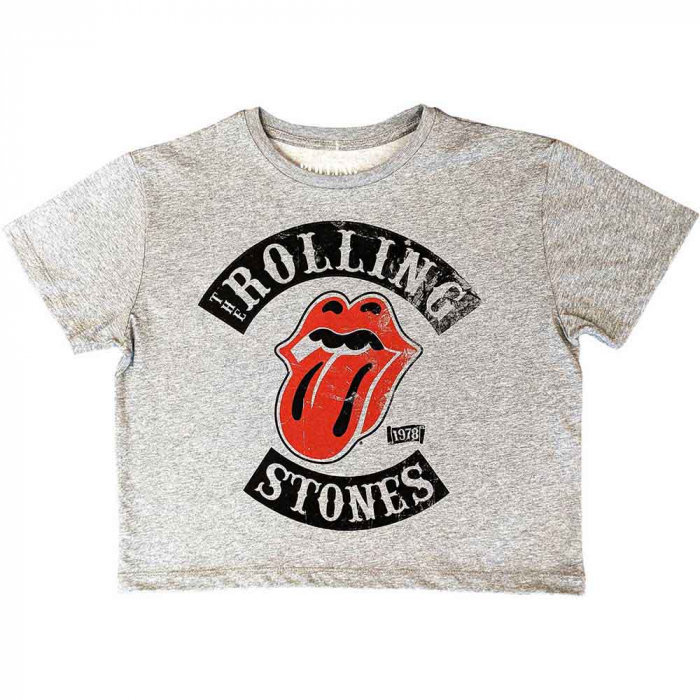 The Rolling Stones Ladies Crop Top: Tour '78 [1]