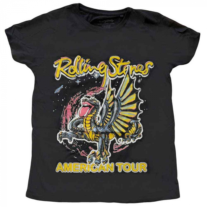 The Rolling Stones Ladies T-Shirt: American Tour Dragon (8) [1]