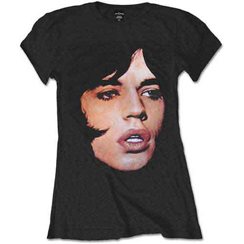 The Rolling Stones Ladies T-Shirt: Mick Portrait [1]