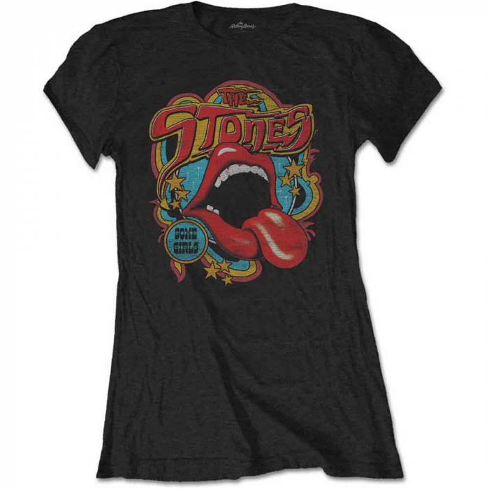 The Rolling Stones Ladies T-Shirt: Retro 70s Vibe [1]