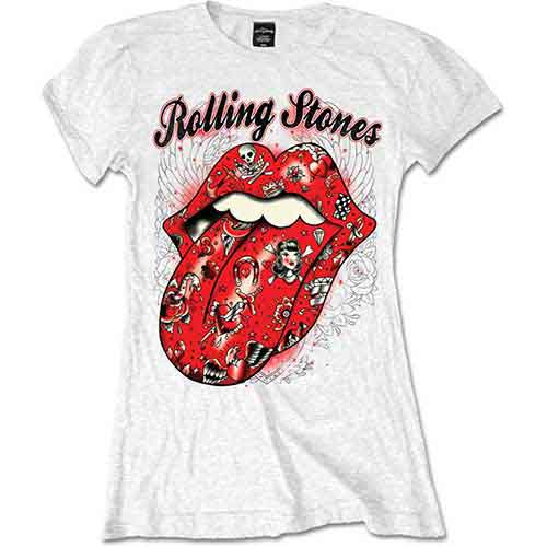 The Rolling Stones Ladies T-Shirt: Tattoo Flash [1]