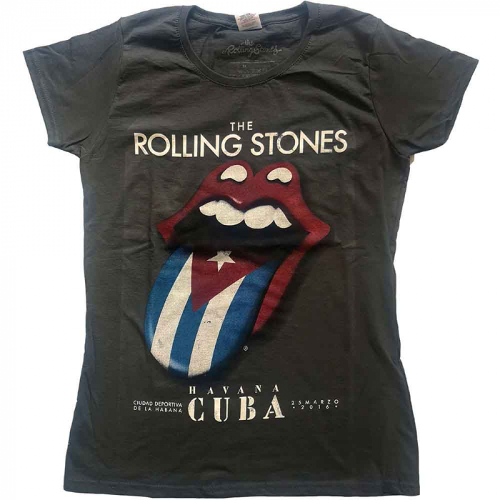 The Rolling Stones Ladies Tee: Havana Cuba [1]