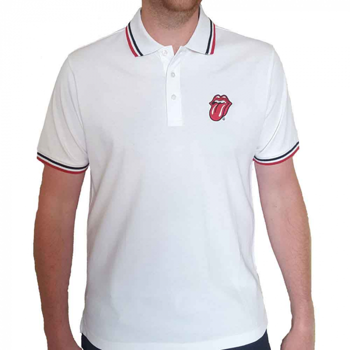 The Rolling Stones Unisex Polo Shirt: Classic Tongue [1]