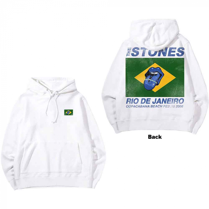 The Rolling Stones Unisex Pullover Hoodie: Copacabana (Back Print) [1]