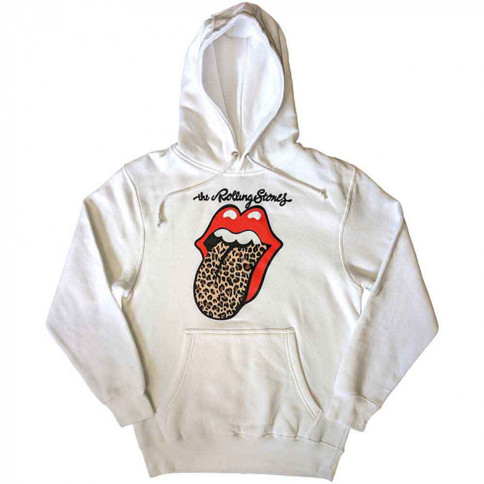 The Rolling Stones Unisex Pullover Hoodie: Leopard Tongue [1]