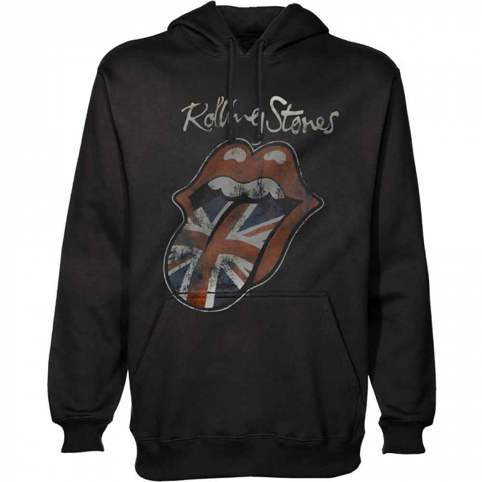 The Rolling Stones Unisex Pullover Hoodie: Union Jack Tongue [1]