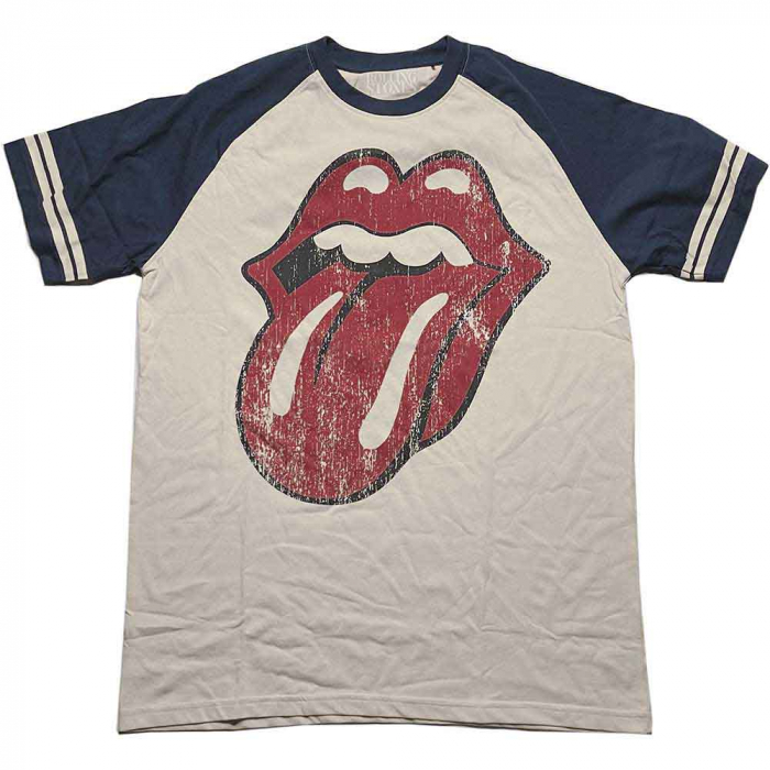 The Rolling Stones Unisex Raglan T-Shirt: Lick [1]