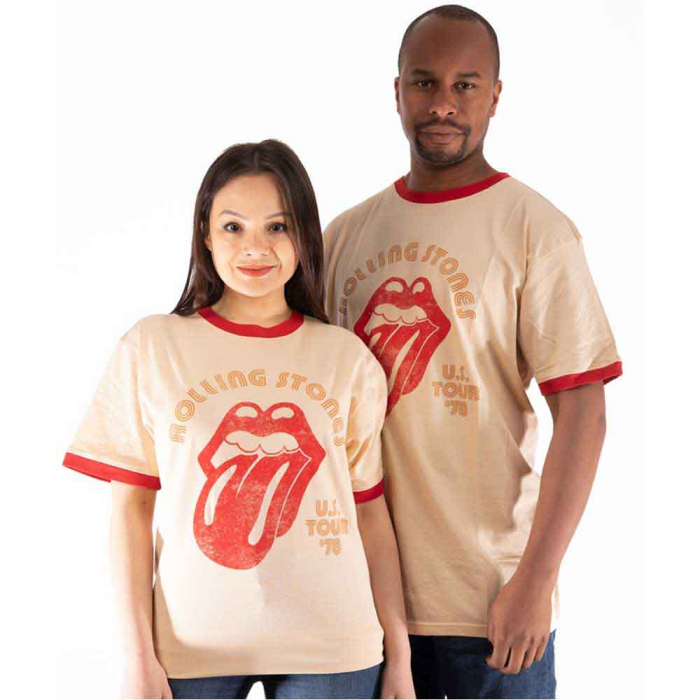 The Rolling Stones Unisex Ringer T-Shirt: US Tour '78 [1]