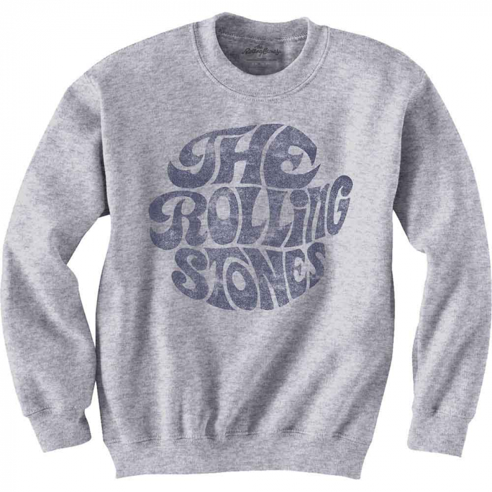 The Rolling Stones Unisex Sweatshirt: Vintage 70s Logo [1]