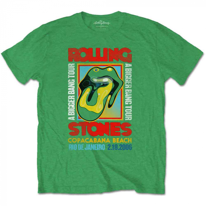 The Rolling Stones Unisex T-Shirt: Copacabana Green [1]