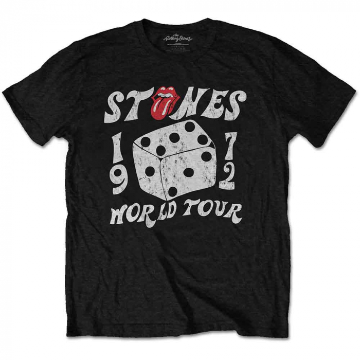 The Rolling Stones Unisex T-Shirt: Dice Tour '72 (Eco-Friendly) [1]