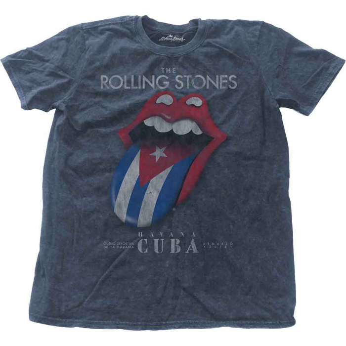 The Rolling Stones Unisex T-Shirt: Havana Cuba (Wash Collection) [1]