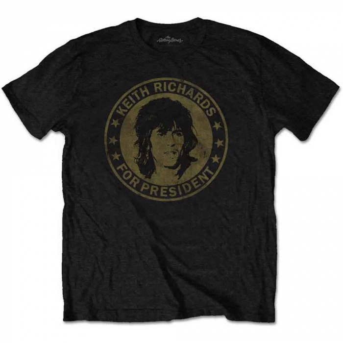 The Rolling Stones Unisex T-Shirt: Keith for President [1]
