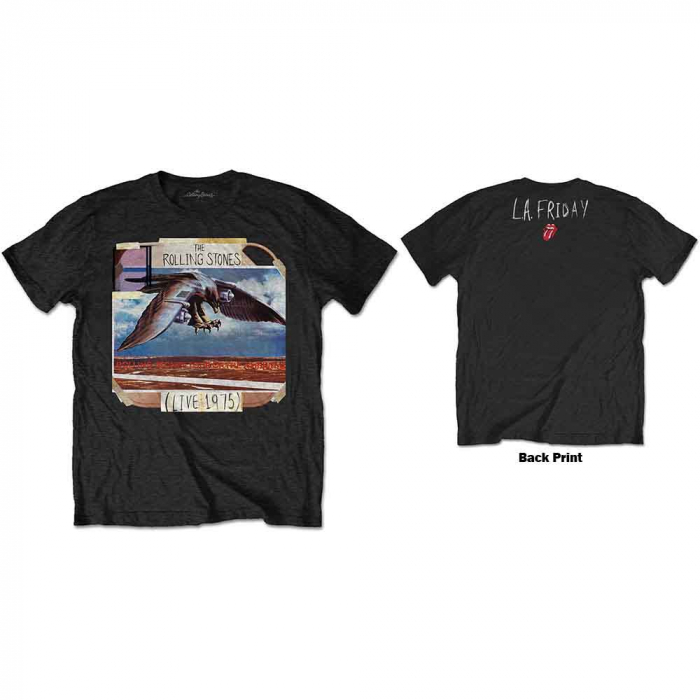 The Rolling Stones Unisex T-Shirt: LA Friday (Back Print) [1]