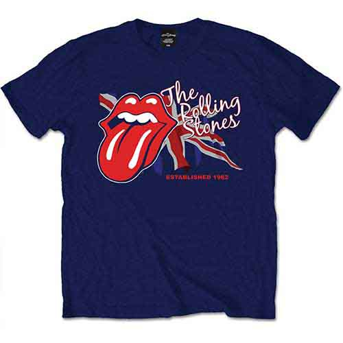 The Rolling Stones Unisex T-Shirt: Lick the Flag [1]