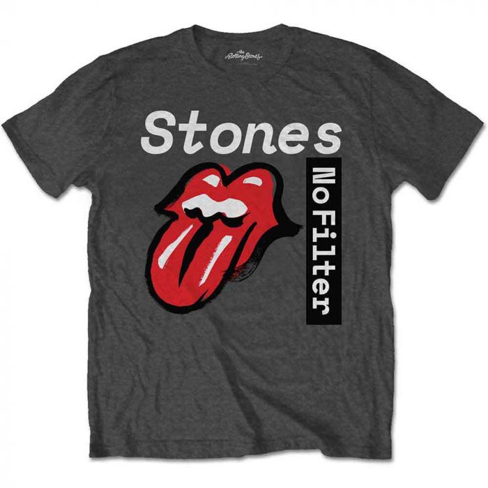The Rolling Stones Unisex T-Shirt: No Filter Text [1]