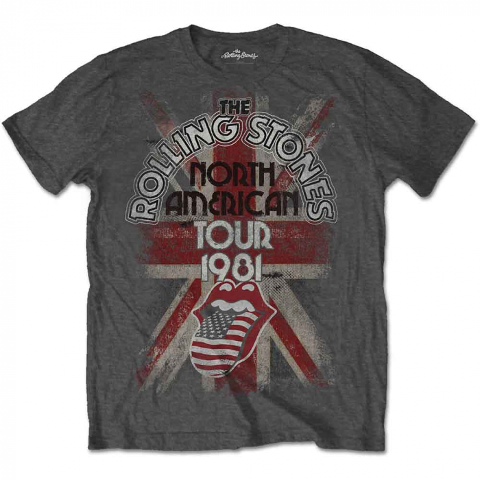 The Rolling Stones Unisex T-Shirt: North American Tour 1981 [1]
